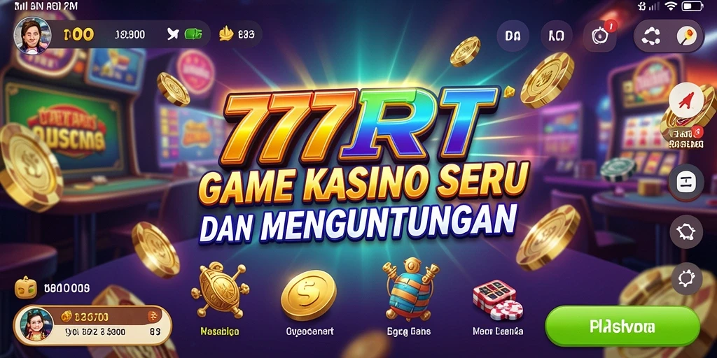 Tampilan gameplay seru dari 777RT yang menyenangkan.