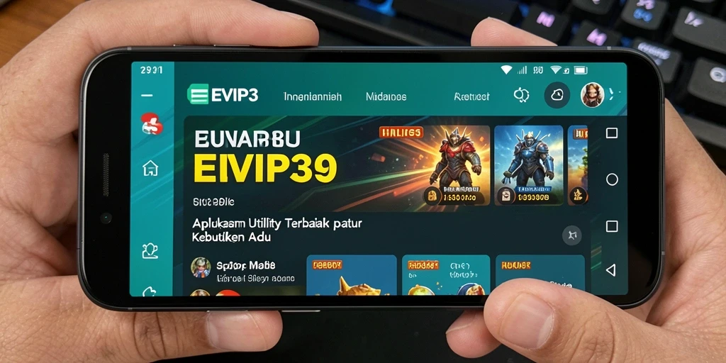Screenshot EVIP3 menunjukkan tampilan antarmuka yang bersih dan mudah digunakan.