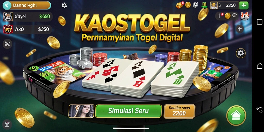 Tampilan menarik gameplay KAOSTOGEL yang penuh strategi.