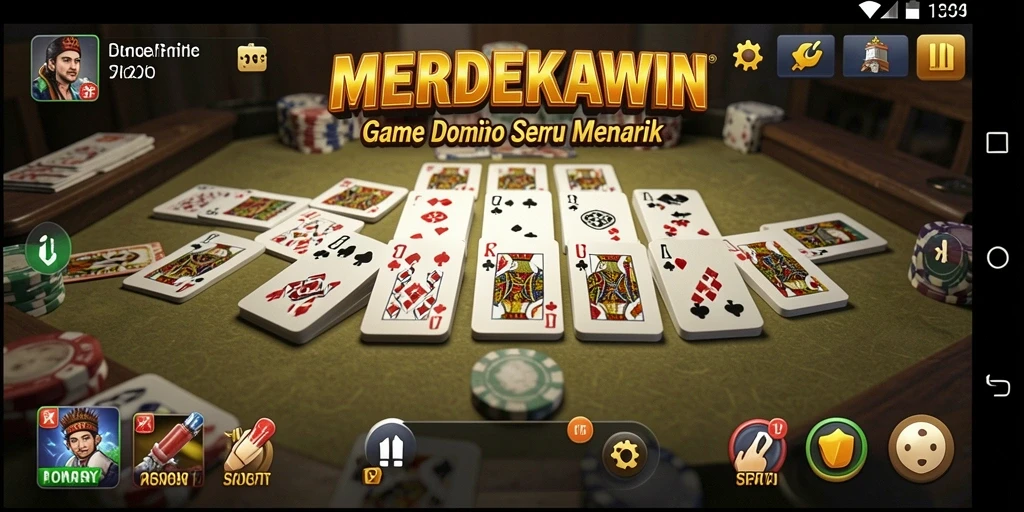 Tampilan gameplay MERDEKAWIN yang seru dengan teman-teman.