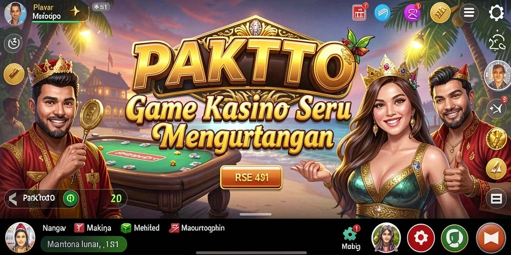 Tampilan gameplay Kasino yang menarik di PAKTOTO.
