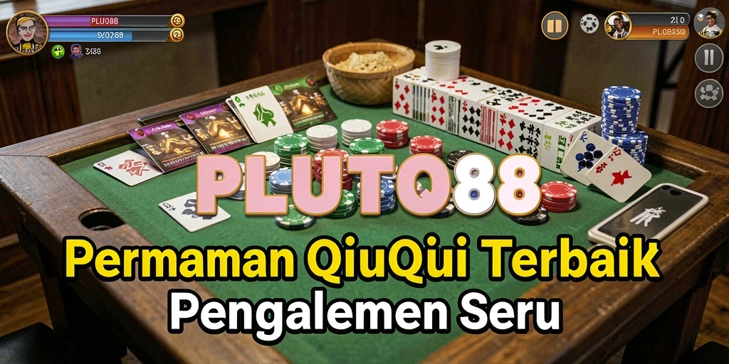 Tangkapan layar gameplay QiuQiu yang menarik di PLUTO88.