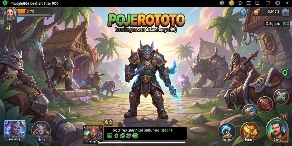 Tampilan gameplay mendebarkan dalam POJEROTOTO yang menakjubkan.