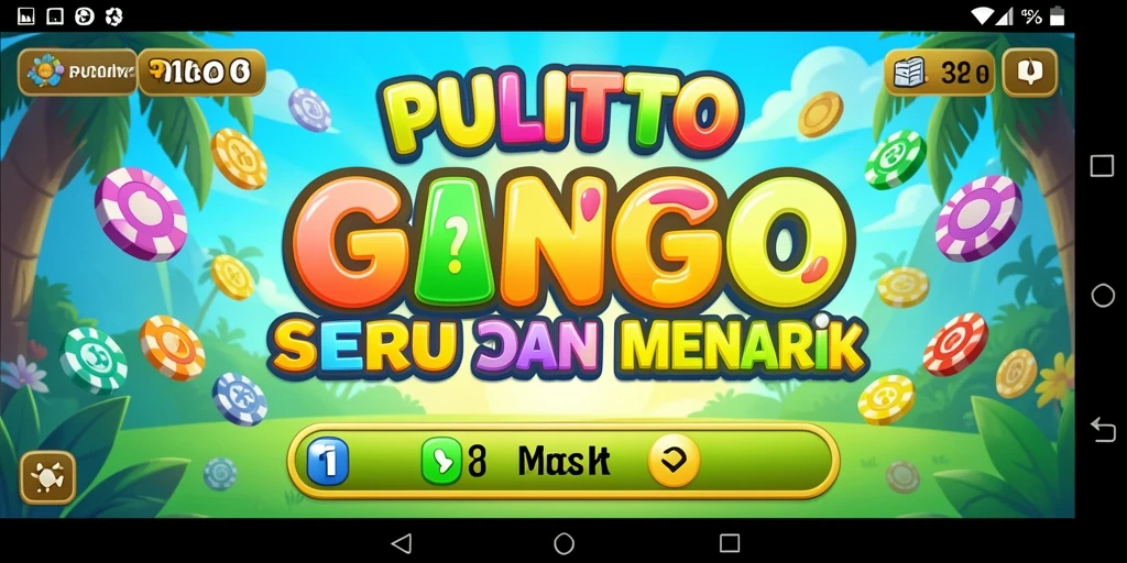 Screenshot gameplay PULITOTO dengan tampilan kartu Bingo.