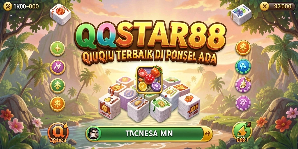 Tampilan gameplay QiuQiu yang menarik dan interaktif di QQSTAR88.