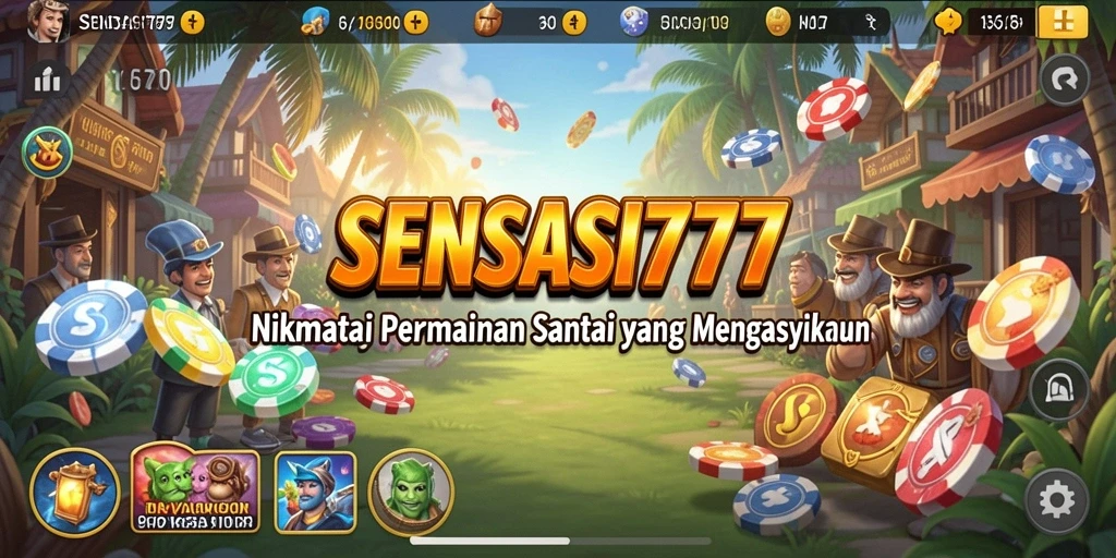 Tampilan menarik dari gameplay SENSASI777 yang seru.