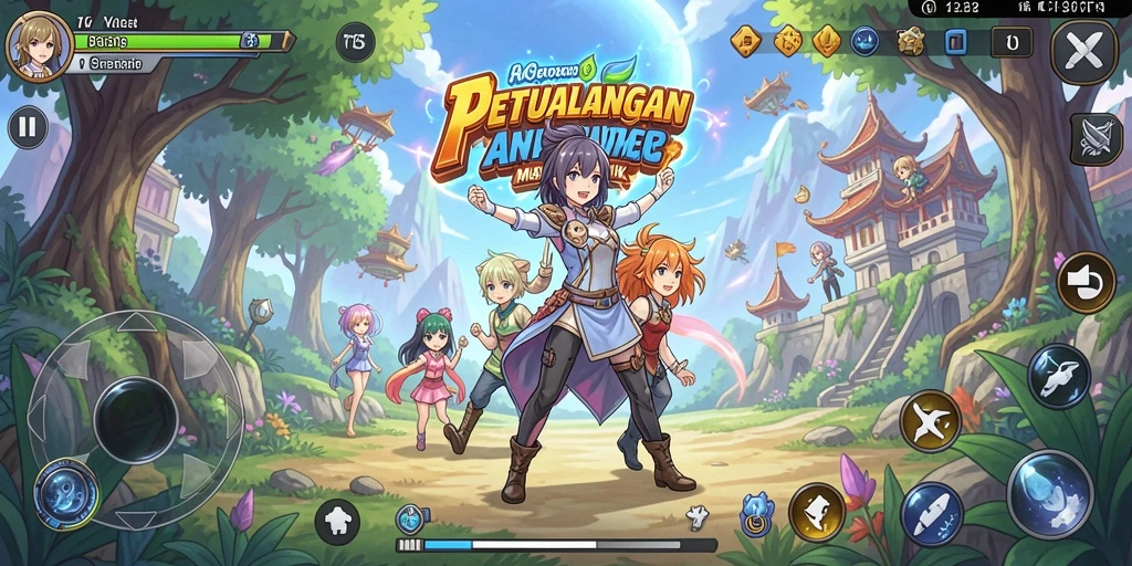 Tampilan gameplay yang menakjubkan dari T6 dengan karakter Anime.