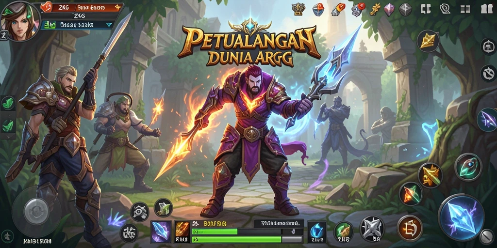 Tampilan penuh aksi dari ZK6 dalam pertempuran ARPG.